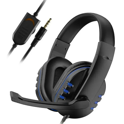 New Upgrade Wired Headset Gamer with Mic Noise Cancelling Headphones For PC Computer Laptop PS4 PS5 Nintendo Tablet Earphones