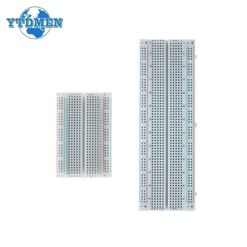 MB-102 Breadboard 400 830 Points Solderless PCB Bread Board Jumper Wire Cable Prototype Board DIY for Arduino Kit