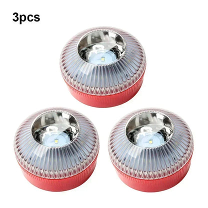 Led Car Emergency Light Flashing Light Magnetic Induction Road Accident Light Portable Strobe Warning Light Safety Accessory