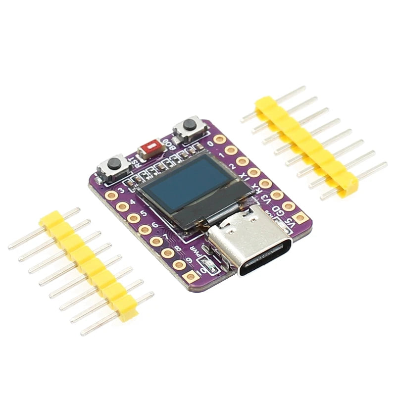 ESP32-C3 OLED development board with 0.42 inch OLED module ceramic antenna wifi Bluetooth ESP32 supermini development board