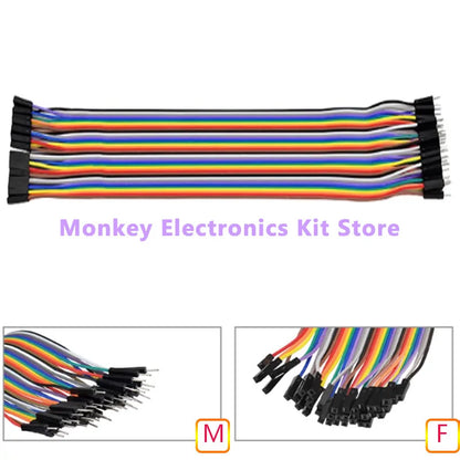 40PIN 30CM 20CM 10CM Dupont Line Male to Male Female to Male Female to Female Jumper Dupont Wire Cable for Arduino DIY KIT