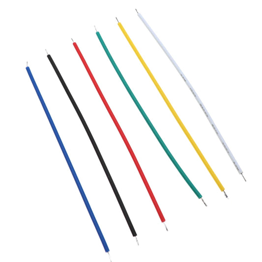 120PCS/set 24AWG Tin-Plated Breadboard PCB Solder Cable 24AWG 8cm Fly Jumper Wire Tin Conductor Wires 1007-24AWG Connector Wire