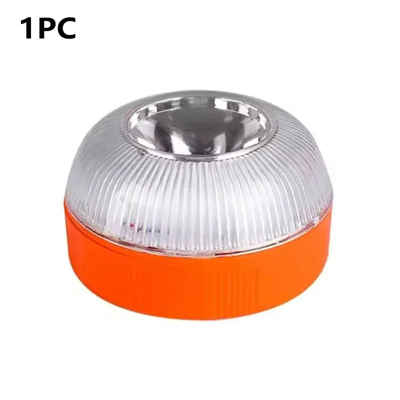 Led Car Emergency Light Flashing Light Magnetic Induction Road Accident Light Portable Strobe Warning Light Safety Accessory