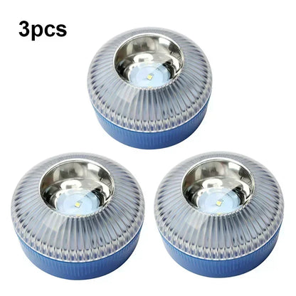 Led Car Emergency Light Flashing Light Magnetic Induction Road Accident Light Portable Strobe Warning Light Safety Accessory