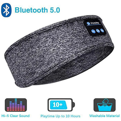 Wireless Bluetooth Speaker Headscarf Wireless Music Sleep Headset Sports Headband Built-in Sleep Music Eye Mask Travel Headset