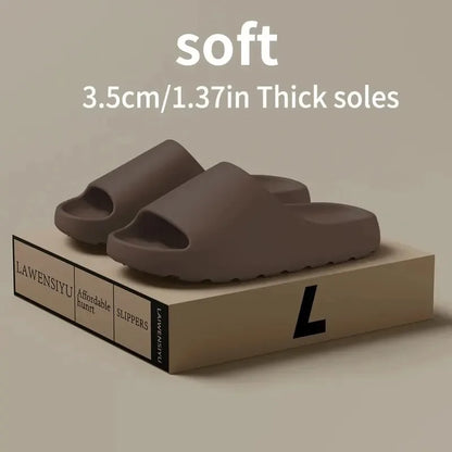 Coconut Slippers Cloud Thick-soled Sandals Summer Fashion Soft Bottom Beach Men Slippers Women's Sandals EVA Slides