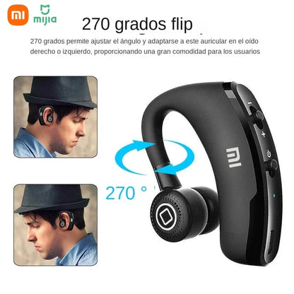XIAOMI V9 Bluetooth Single Ear Sports Hanging Earphones with Microphone HD Music Business Touch Control Earphones