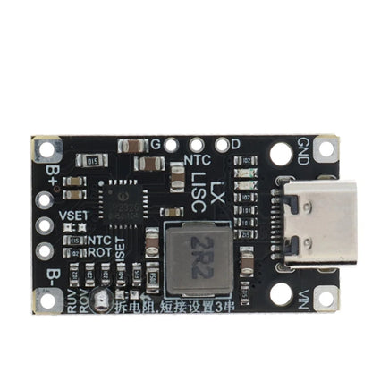 Type-C USB 2S/3S BMS 15W 8.4V 12.6V 1.5A Lithium Battery Charging Boost Module With Balanced Support Fast Charge With Indicator