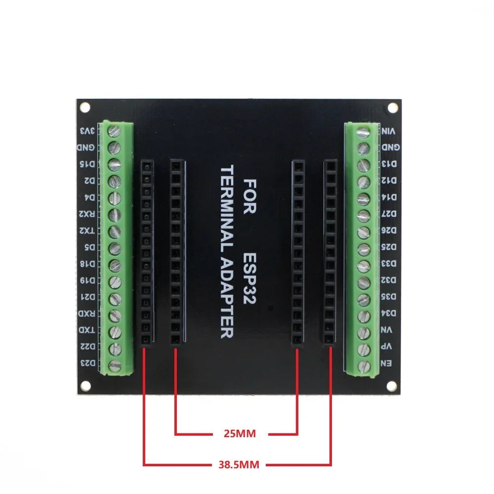 ESP32 Expansion Board Compatible with ESP32 WiFi+Bluetooth Dual Core ESP32-DevKitC-32 ESP--32 Development Board 30Pin 38Pin