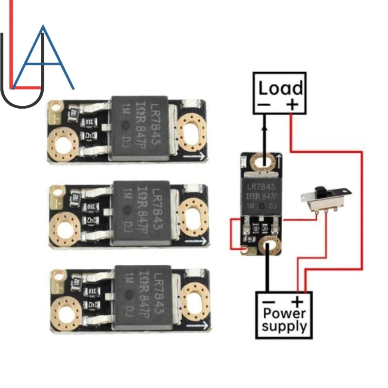 LAUBEI 1~100PCS Field Effect Tube PWM Regulation Electronic Switch Control Board 160A High Power MOS Trigger Switch Drive Module