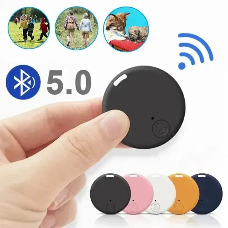 2026 GPS Bluetooth 5.0 Tracker AntiLost Device Round Pet Kids Bag Wallet Tracking Smart Finder Locator MIni