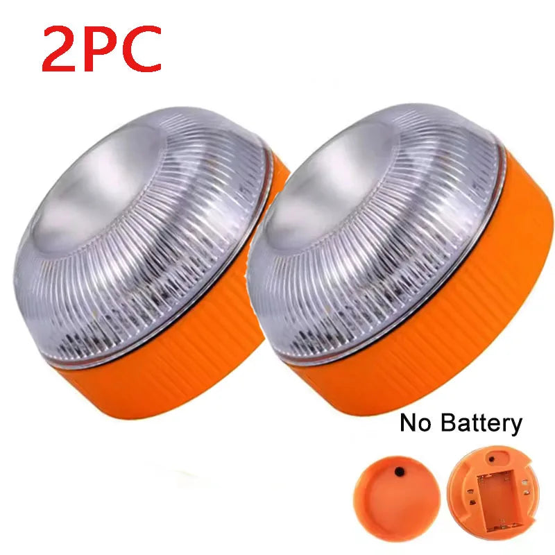 Led Car Emergency Light Flashlight Magnetic Induction Strobe Road Accident Lamp Beacon Safety Accessory