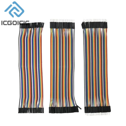 120PCS Dupont Line 10CM 20CM 30CM 40Pin Male to Male + Male to Female Female to Female Jumper Wire Dupont Cable for DIY KIT