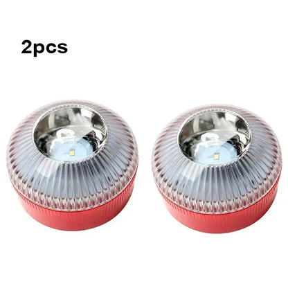 Led Car Emergency Light Flashing Light Magnetic Induction Road Accident Light Portable Strobe Warning Light Safety Accessory