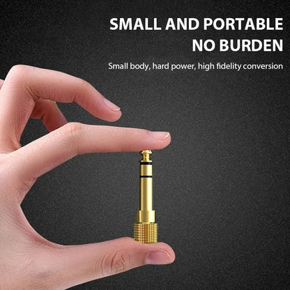 10/6PCS Jack 3.5 To 6.35 Audio Adapter 6.5mm To 3.5mm Converters Male Female Connector Headphone Plug 6.3mm Consumer Electronics