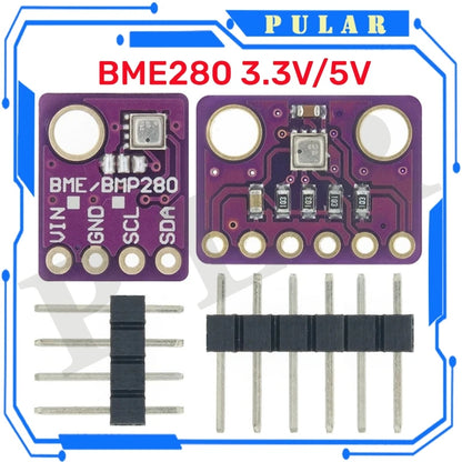 PULAR BME280 5V 3.3V Digital Modbus Humidity Sensor Trash Can Pressure I2C SPI 1.8V Temperature Barometric Module Accelerometer