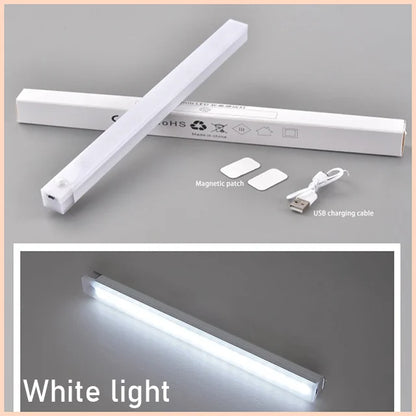 USB Type C Rechargeable Motion Sensor LED Bar Light Induction Night Light Portable for Kitchen Bedside Wardrobe Closet Aisle