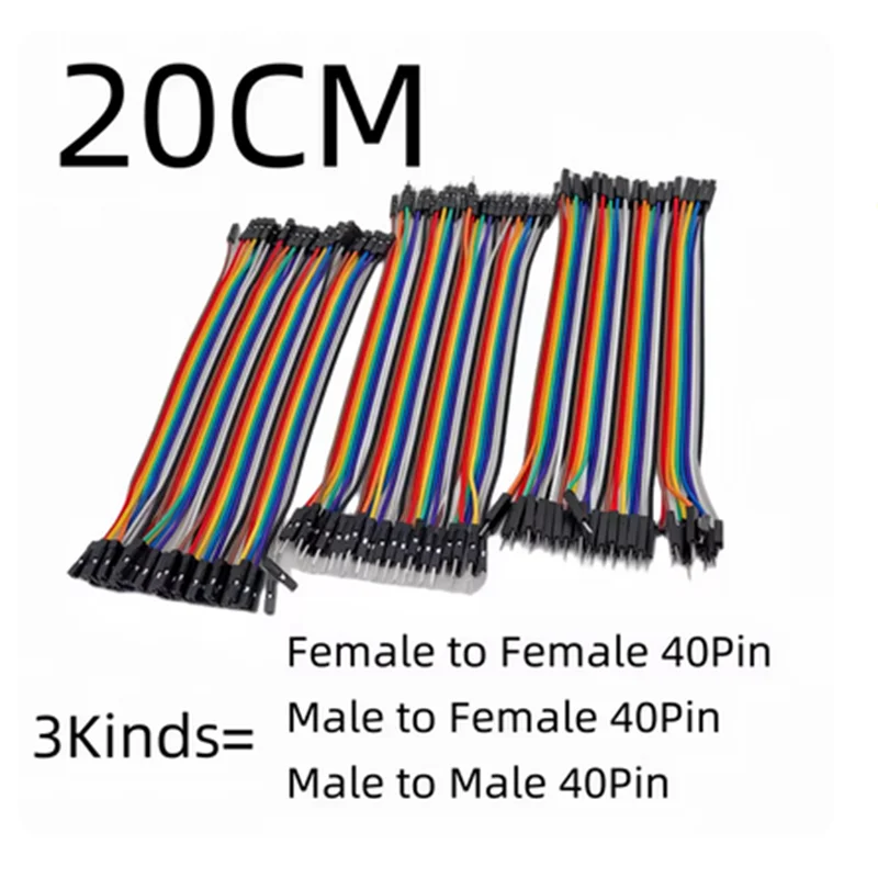 40PIN 30CM 20CM 10CM Dupont Line Male to Male Female to Male Female to Female Jumper Dupont Wire Cable for Arduino DIY KIT