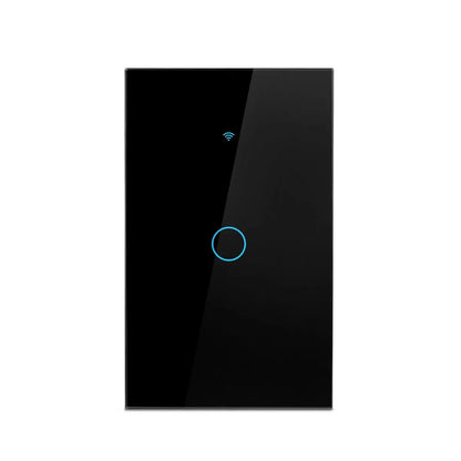 Tuya App US WiFi Smart Wall Switch 1/2/3 Gang No Neutral Wire Touch Sensor LED Light Switches Smart Home Alexa Google Home