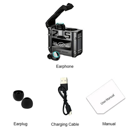 M25 Small Wireless Earbuds Cheap Wireless Low Latency IPX-7 Waterproof Type C Earphone Motast Wireless Earbuds