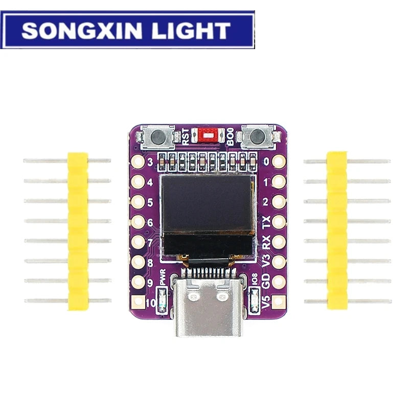 SX ESP32-C3 OLED development board with 0.42 inch OLED module ceramic antenna wifi Bluetooth ESP32 supermini development board