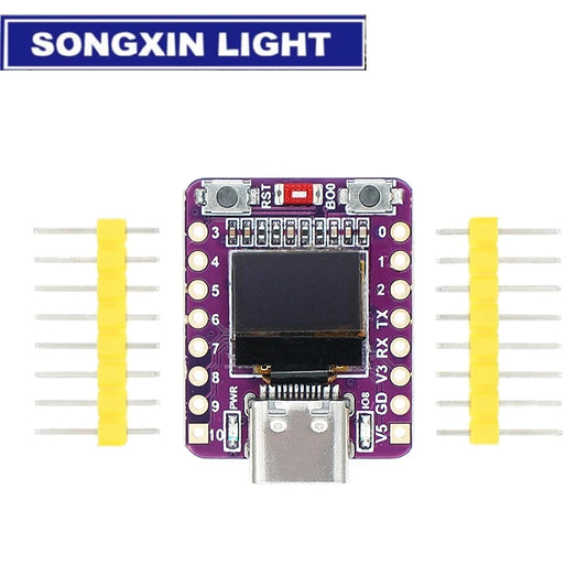 SX ESP32-C3 OLED development board with 0.42 inch OLED module ceramic antenna wifi Bluetooth ESP32 supermini development board