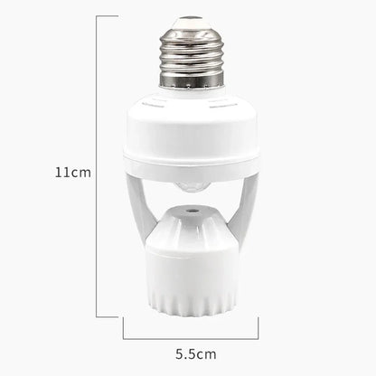 Smart Led Bulb Holder with Motion Sensor E27 E26 AC 85-265V Socket Lamp Base Adapter Converter PIR Human Induction Detector