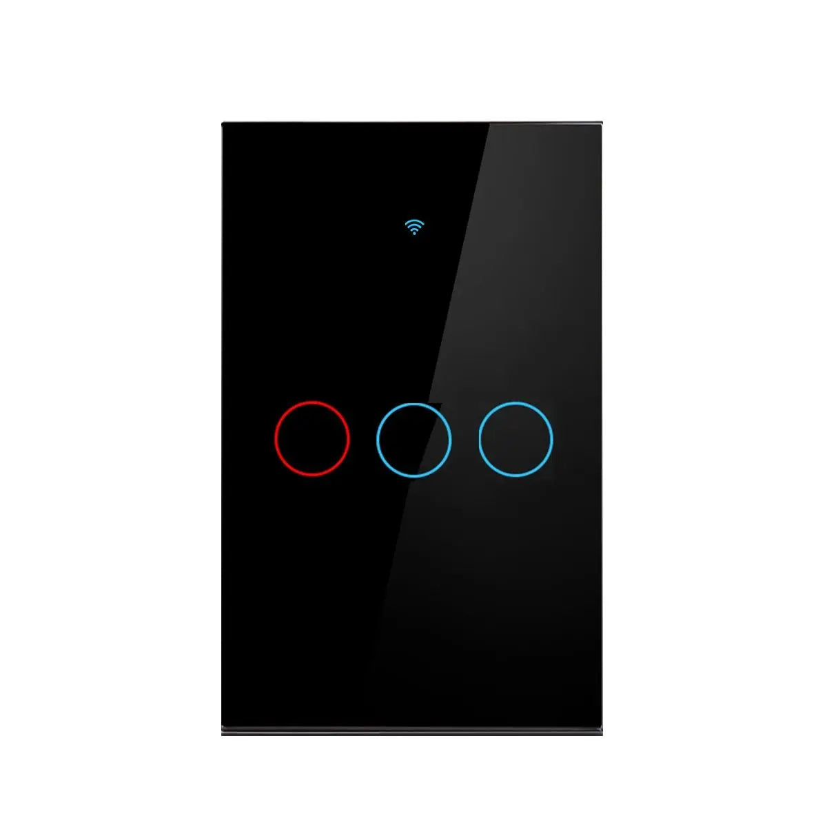 Tuya App US WiFi Smart Wall Switch 1/2/3 Gang No Neutral Wire Touch Sensor LED Light Switches Smart Home Alexa Google Home