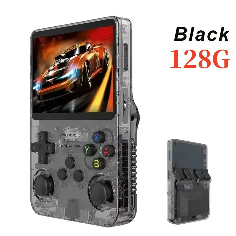 Retro Handheld R36S Video Game Console Linux System 3.5 Inch IPS Screen  Portable Pocket Video Player 64GB 128GB