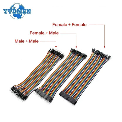 10CM 20CM Dupont Line Female To Female, Male To Female + Male To Male To Female Jumper Wire Dupont Cable Connecting Wire DIY KIT