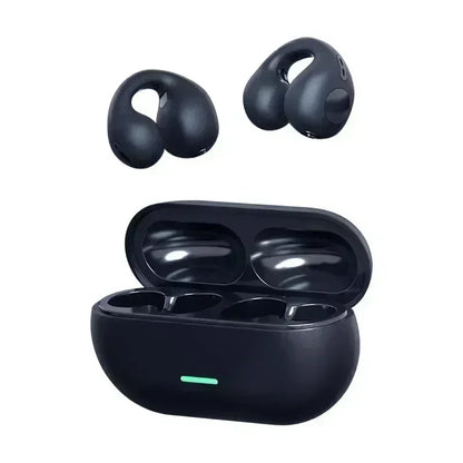 T75 Fone Bluetooth Headset 5.3 Wireless Air Conduction Headphones Clip Ear Music Noise Canceling HD Call Sports Gaming Earphone