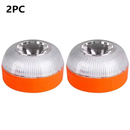 Led Car Emergency Light Flashing Light Magnetic Induction Road Accident Light Portable Strobe Warning Light Safety Accessory