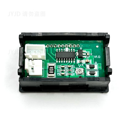 DC 0-100V 10A Digital Voltmeter Ammeter Dual Display Voltage Detector Current Meter Panel Amp Volt Gauge 0.28" Red Blue LED