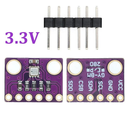 3in1 BME280 3.3V 5V Digital Barometric Pressure Altitude Sensor I2C/SPI High Precision And Humidity Temperature Module