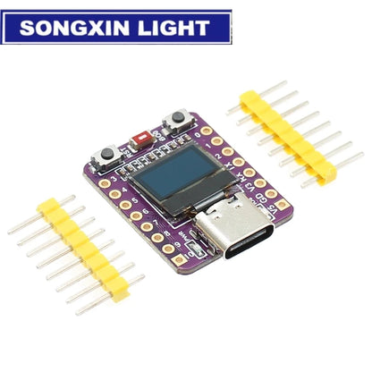 SX ESP32-C3 OLED development board with 0.42 inch OLED module ceramic antenna wifi Bluetooth ESP32 supermini development board