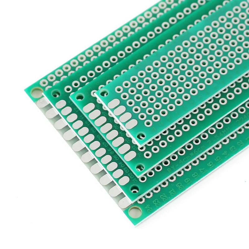 5pcs/lot Universal Circuit Board Single Sided PCB 2x8cm 3x7cm 4x6cm 5x7cm 6x8cm 7x9cm 8x12cm 9x15cm Prototype Board for Arduino
