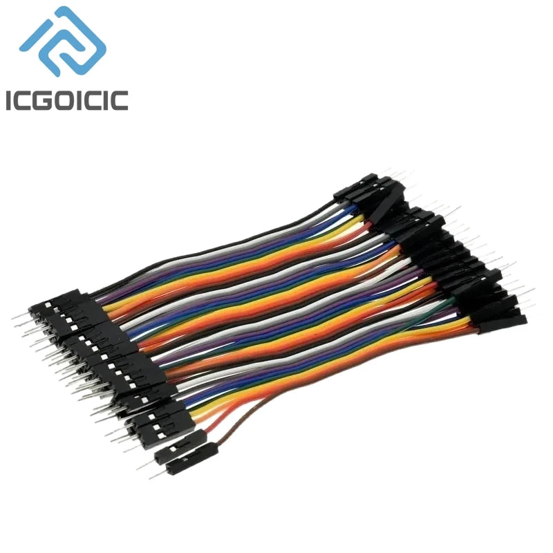 120PCS Dupont Line 10CM 20CM 30CM 40Pin Male to Male + Male to Female Female to Female Jumper Wire Dupont Cable for DIY KIT