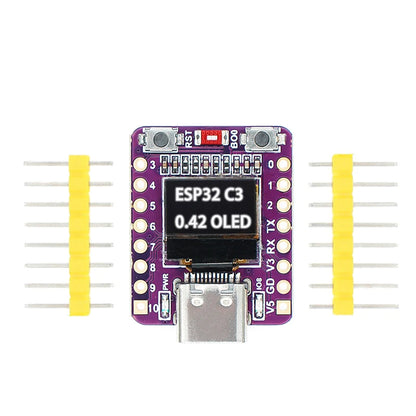ESP32-C3 OLED development board with 0.42 inch OLED module ceramic antenna wifi Bluetooth ESP32 supermini development board
