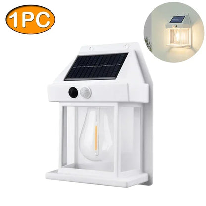 1/2Pcs 100 LED Wall Lights Outdoor Solar Lamp PIR Motion Sensor Solar Powered Sunlight Street Light for Garden Decoration