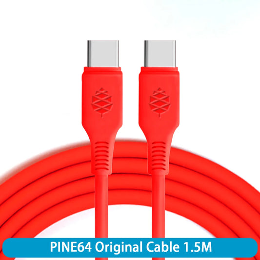 PINE64 Original Type-C Silicone Power Cable 350° High-Temperature Resistance Special power cord for Pinecil V2 V1 Soldering iron