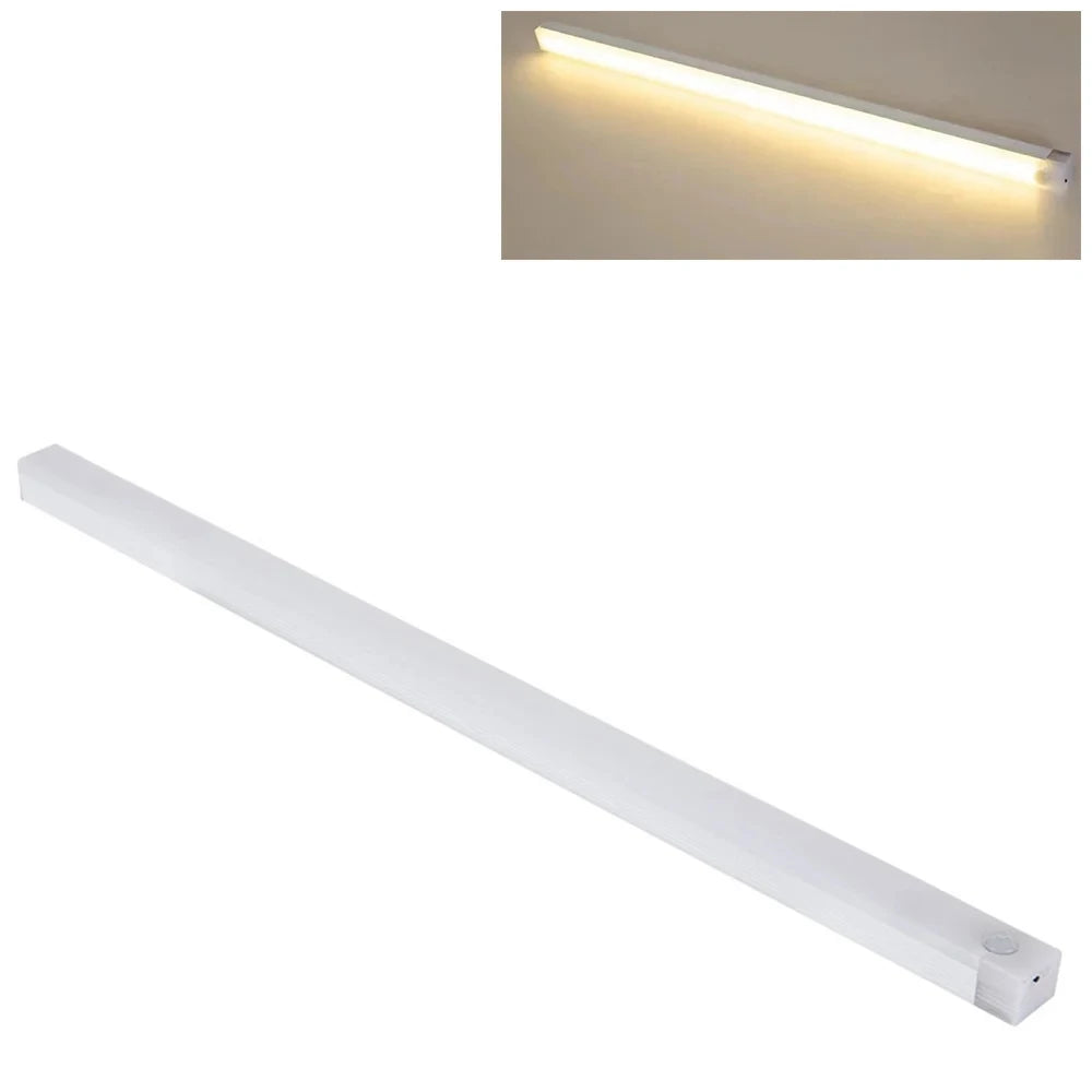 USB Type C Rechargeable Motion Sensor LED Bar Light Induction Night Light Portable for Kitchen Bedside Wardrobe Closet Aisle