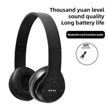 P47 Wireless bluetooth headphone With Mic Headsets Stereo Sound Earphones Sports Gaming Headphones Supports PC Smartphone