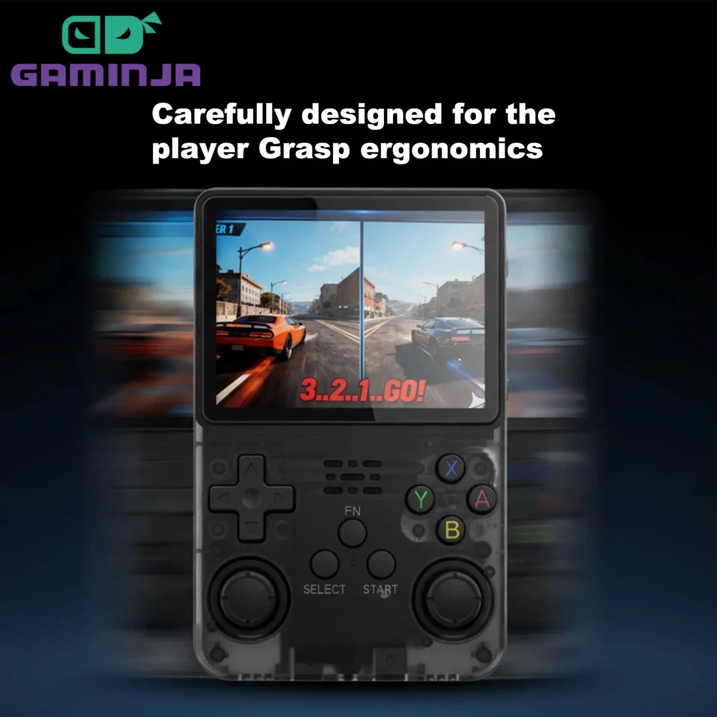 Retro Handheld R36S Video Game Console Linux System 3.5 Inch IPS Screen  Portable Pocket Video Player 64GB 128GB