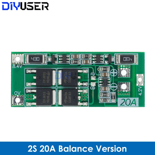 2S 3S 4S 5S Li-ion Lithium Battery 18650 Charger BMS 20A 25A 30A 40A 60A 100A Protection Board with Balance For Drill Motor