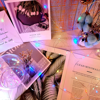 Silver Wire LED Fairy String Lights USB/Battery Box Remote Birthday Garland Christmas Lamps For Wedding Party Decor 5M 10M 20M