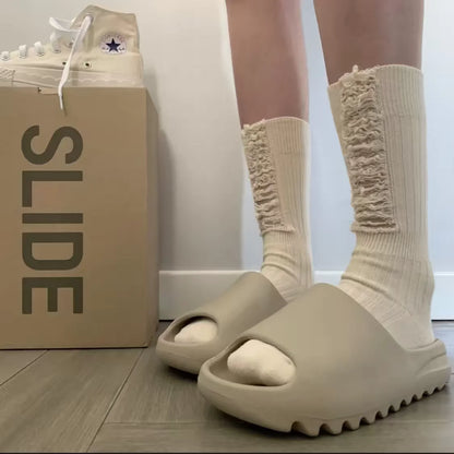 Coconut Slippers Cloud Thick-soled Sandals Summer Fashion Soft Bottom Beach Men Slippers Women's Sandals EVA Slides