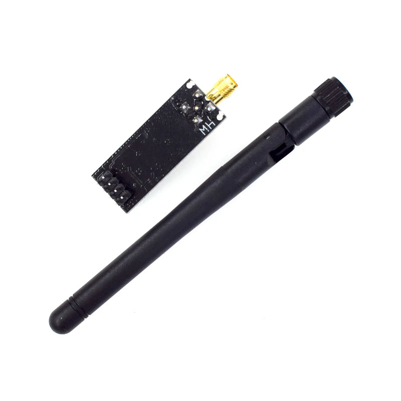NRF24L01+PA+LNA Wireless Transceiver RF Transceiver Module 2.4G 1100m with Antenna and NRF24L01+ Breakout Adapter with 3.3V