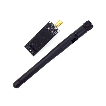 NRF24L01+PA+LNA Wireless Transceiver RF Transceiver Module 2.4G 1100m with Antenna and NRF24L01+ Breakout Adapter with 3.3V