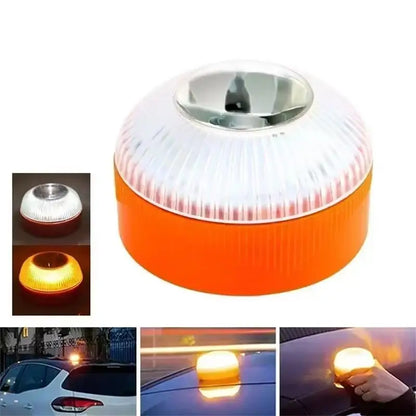 Led Car Emergency Light Flashing Light Magnetic Induction Road Accident Light Portable Strobe Warning Light