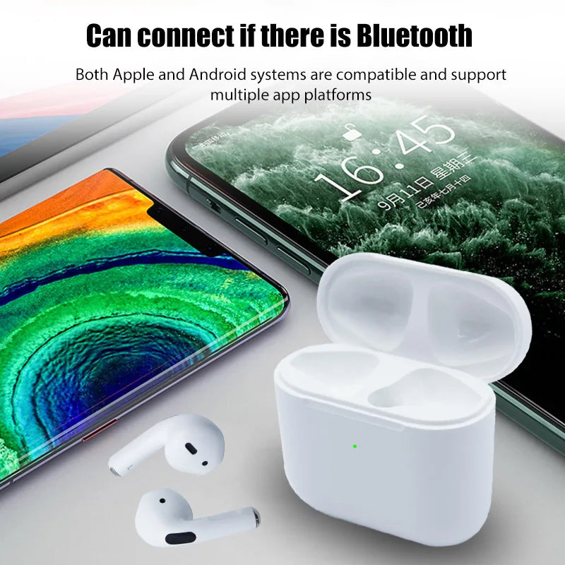 2024Pro 4 TWS Wireless Bluetooth Earphones Headphones Mini Earpone Headset For PC Android Apple iPhone Earbuds Accessories